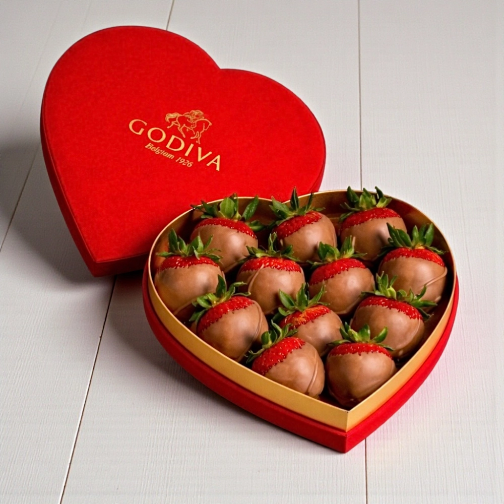 Godiva Strawberry Coeur Box Small